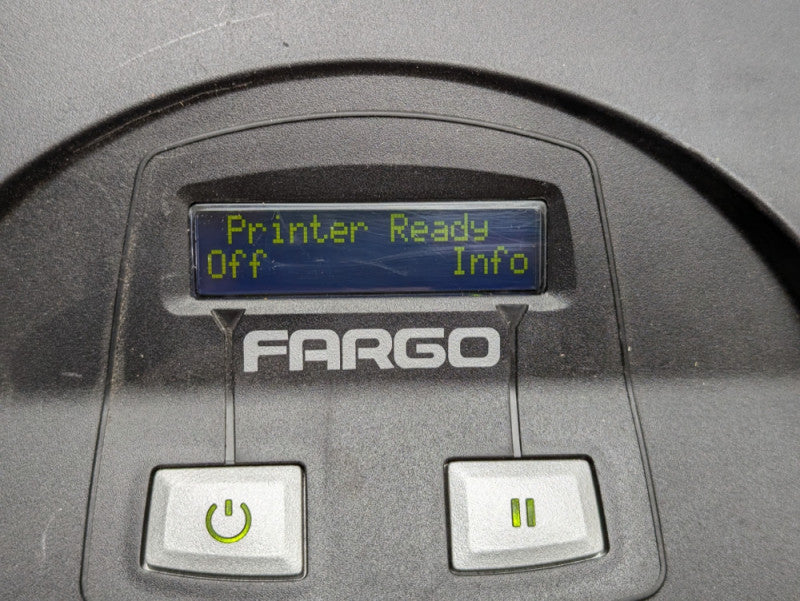FARGO DTC400 Model 044100 ID Card Printer Please READ  - -