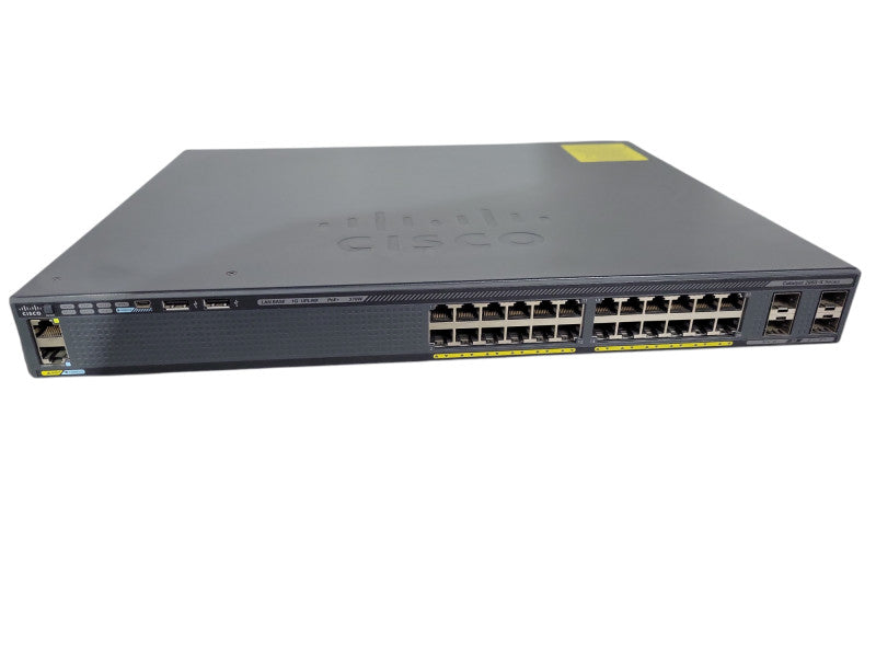 Cisco WS-C2960X-24PS-L | 24-Port Gigabit PoE+ 370W Switch | 4x SFP !