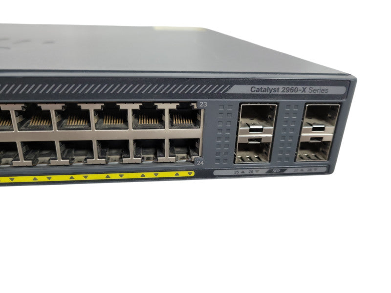 Cisco WS-C2960X-24PS-L | 24-Port Gigabit PoE+ 370W Switch | 4x SFP !