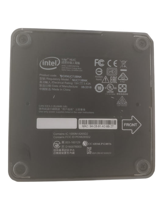 Intel NUC7i3BNK Mini PC | Core i3-7100U | 8GB DDR4 | No HDD