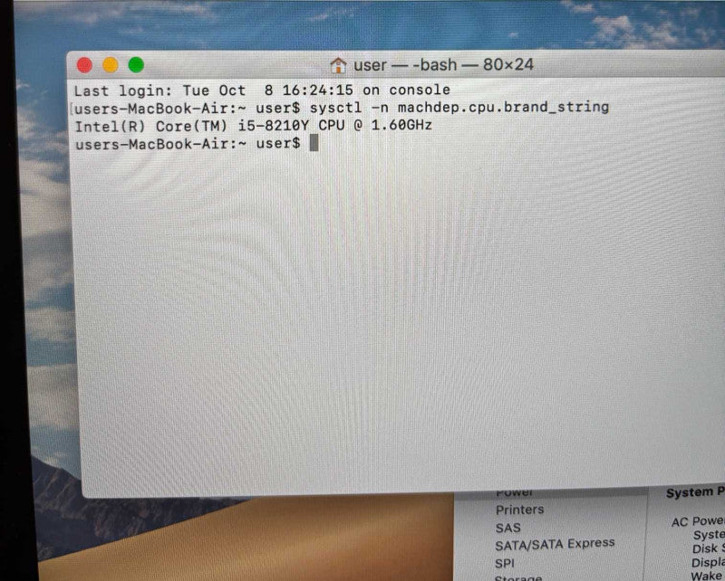 Apple MacBook Air 13" 2018 i5-8210Y 16GB RAM 256GB SSD READ!