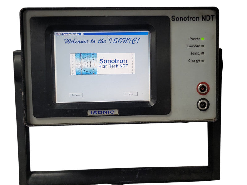 ISONIC Sonotron NDT Ultrasonic Flaw Detector and Recorder, READ _