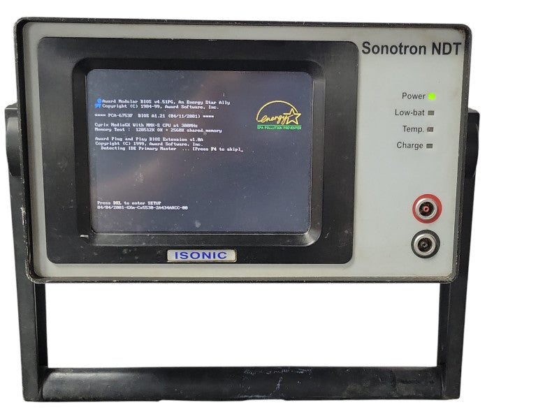 ISONIC Sonotron NDT Ultrasonic Flaw Detector and Recorder, READ _