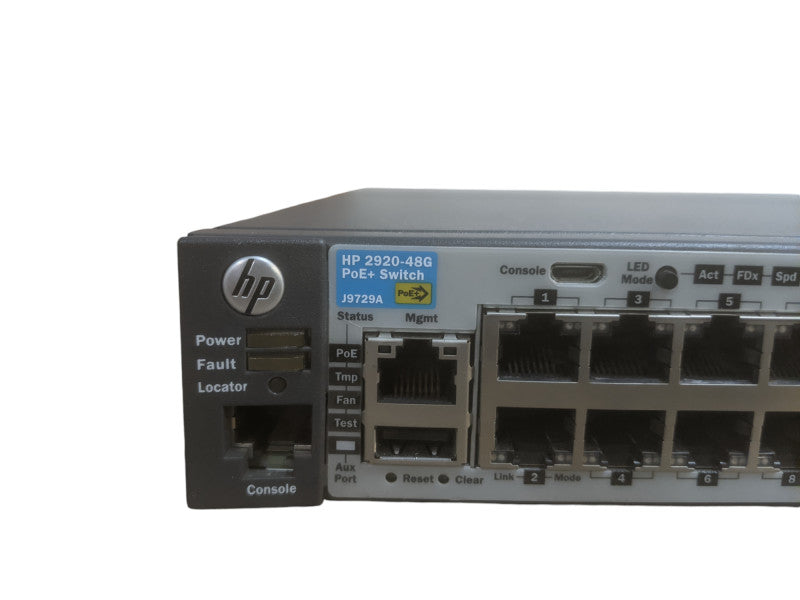 HP 2920-48G PoE+ J9729A | 48-Port Gigabit PoE+ Network Switch
