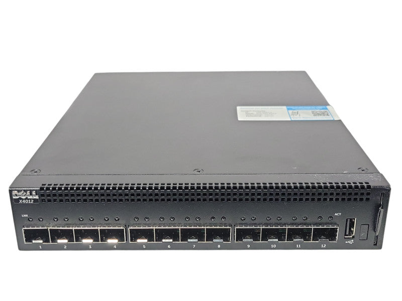 Dell X4012 Networking 10Gbe SFP+ 12-Port Managed Network Switch E10W E10W003 _