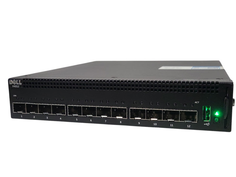 Dell X4012 Networking 10Gbe SFP+ 12-Port Managed Network Switch E10W E10W003 _