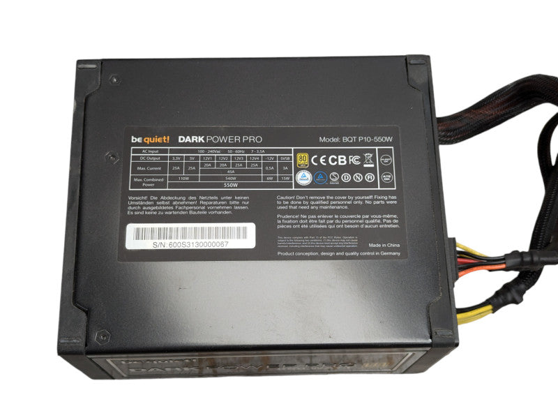 Be Quiet DARK Power PRO 550W Semi Modular Power Supply  -
