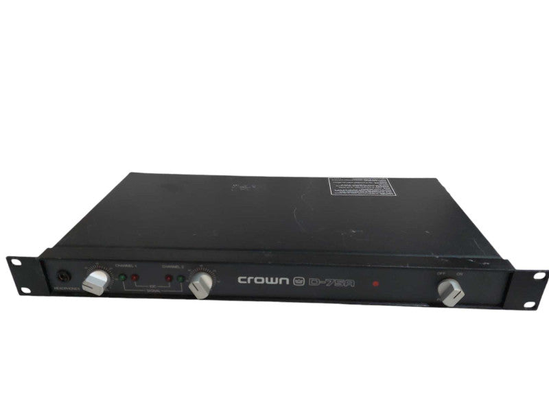 Crown Model: D-75A Power Amplifier 2-Channel =