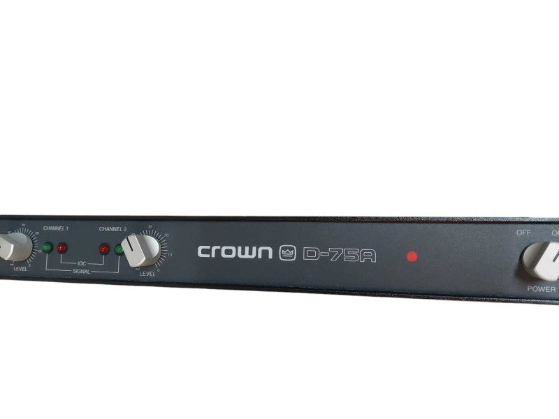 Crown Model: D-75A Power Amplifier 2-Channel =
