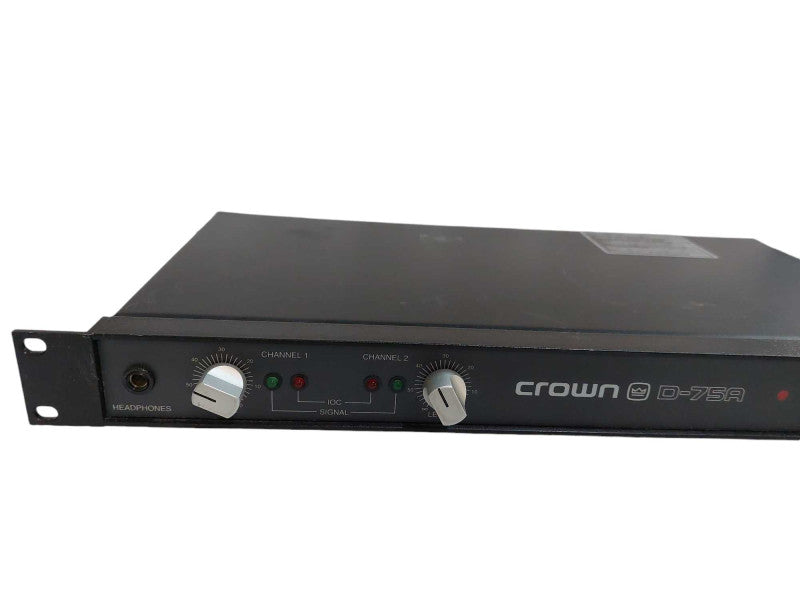Crown Model: D-75A Power Amplifier 2-Channel =