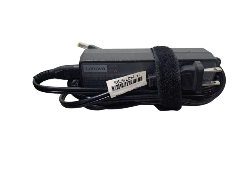 Genuine Lenovo Yellow Rectangular Tip Laptop/SFF Adapter 90W |20V| Q