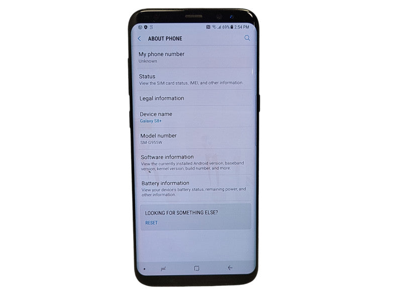 Samsung Galaxy S8+ 64GB (SM-G955W) READ $