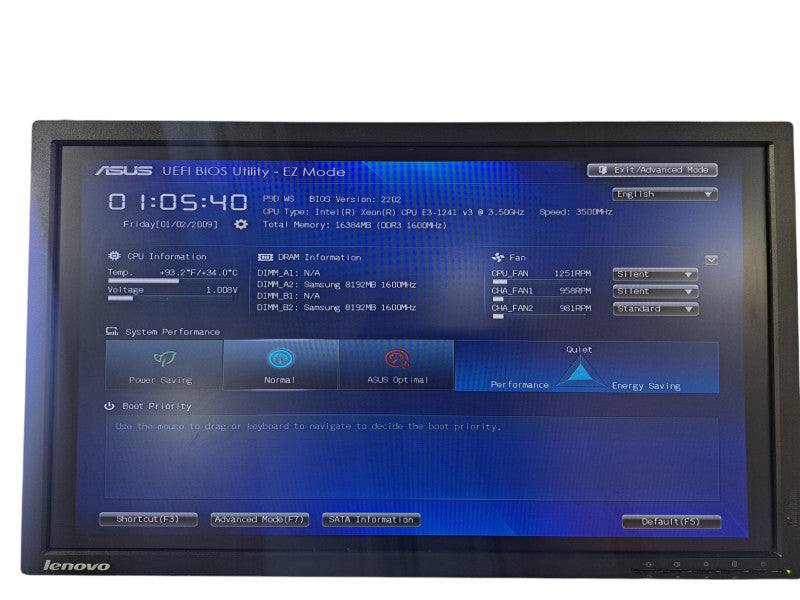 Custom Workstation | Asus P9D WS, Xeon E3-1241 v3 CPU, 16GB DDR3, V4900 GPU