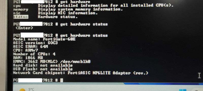 Fortinet Fortigate-60E Network Security appliance FG-60E _