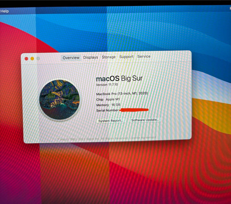 Apple MacBook Pro 13" M1 2020 Touch Bar 16GB RAM 1TB SSD Faulty LCD READ!