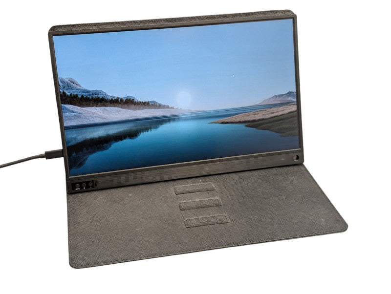 ZSCMALLS Portable Monitor 15.6 Inch Full HD Computer Display USB C -