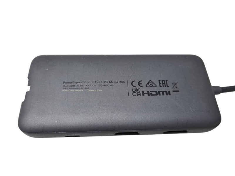 Anker PowerExpand Direct 8-in-1 USB-C PD HDMI Media Hub - Gray - A8380