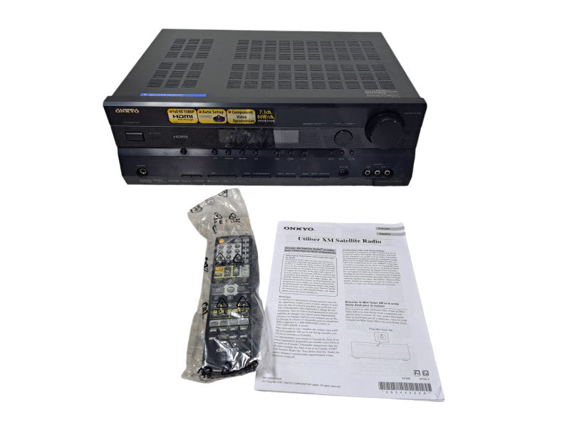 Onkyo TX-SR575 AM/FM Stereo 7.1-Channel Home Theater Receiver w/ Remote