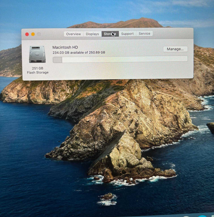 Apple MacBook Air 13" Retina 2018 i5-8210Y 16GB 256SSD Faulty Battery READ  Lap200
