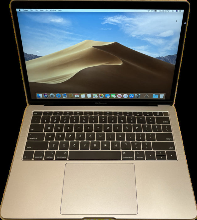 Apple MacBook Air 13" Retina 2018 i5-8210Y 16GB 256SSD No Power Adapter READ!