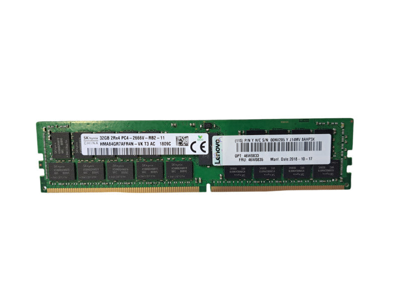 SK Hynix 32GB 2Rx4 PC4-2666V-RB2-11 | DDR4 Server Memory Q