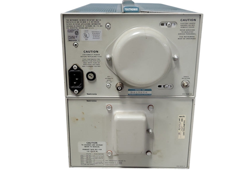 eddy current Technology ECT2000M Tektronix 5111A storage oscilloscope, READ _