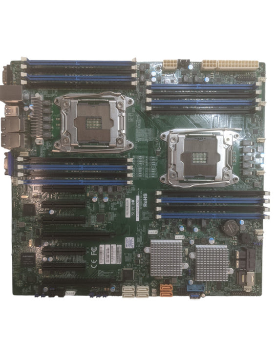 SuperMicro X10DRH-CLN4 Motherboard | DDR4 | 2x LGA2011 | No CPU/RAM