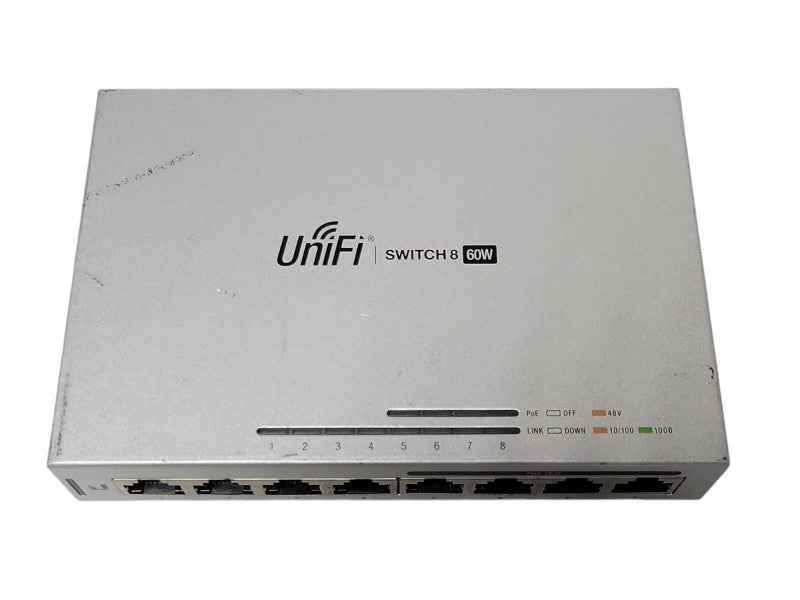 Ubiquiti Networks UniFi 8 Port Ethernet Switch - US-8-60W, read _