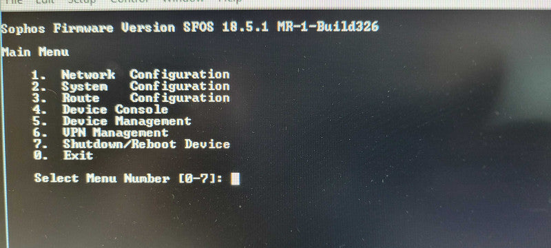 Sophos XG 125 Rev 3 Network Security Firewall _
