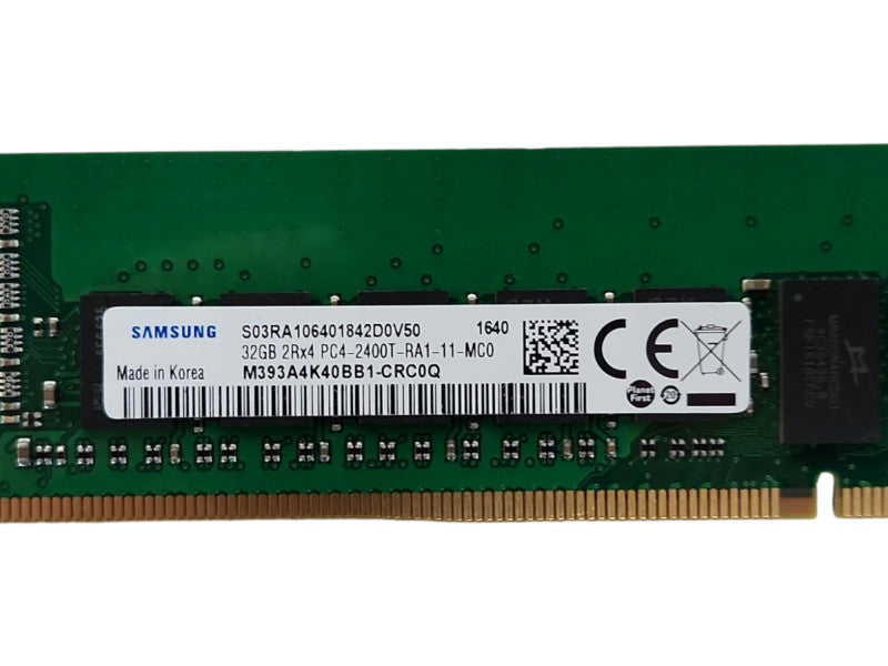 Samsung 32GB 2Rx4 PC4-2400T-RA1-11, DDR4 Server Memory Q