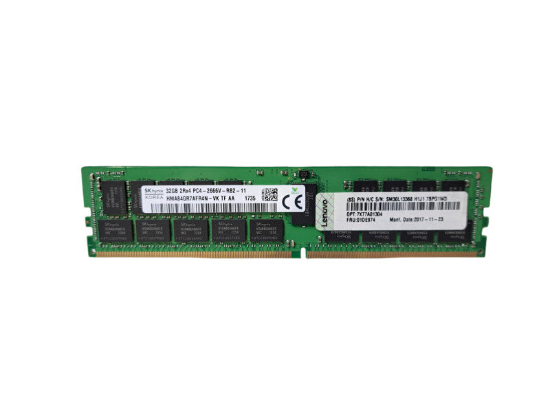 SK Hynix 32GB 2Rx4 PC4-2666V-RB2-11 | DDR4 Server Memory Q