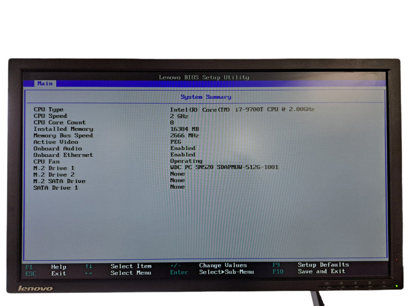 Lenovo P330 Tiny | i7-9700T @ 2.0GHz 8-Core, 16GB DDR4, 512GB NVMe, Quadro P620