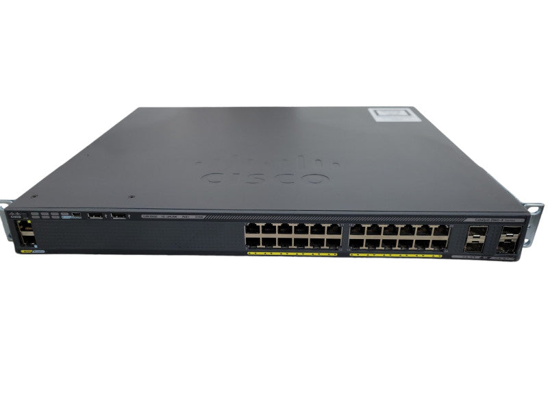 Cisco WS-C2960X-24PS-L | 24-Port Gigabit PoE+ 370W Switch | 4x SFP !