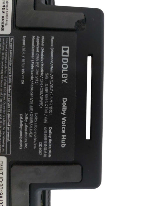 Dolby Voice Hub Made in Taiwan Model: CID1007 PN:VPU9005-1 =
