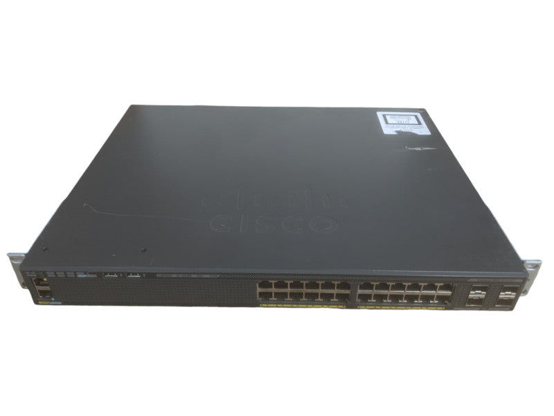 Cisco WS-C2960X-24PS-L V04 | 24-Port Gigabit PoE+ Switch | 4x SFP
