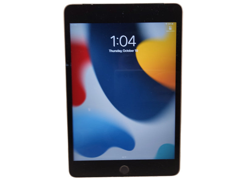 Apple iPad mini 4 128GB, Wi-Fi + Cellular (Unlocked), 7.9in READ Q$