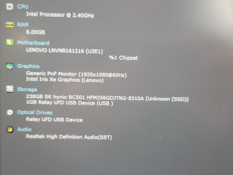Lenovo ThinkBook 14 G2 ITL| i5-1135g7| 8GB DDR4| 256GB SSD READ β Lap200