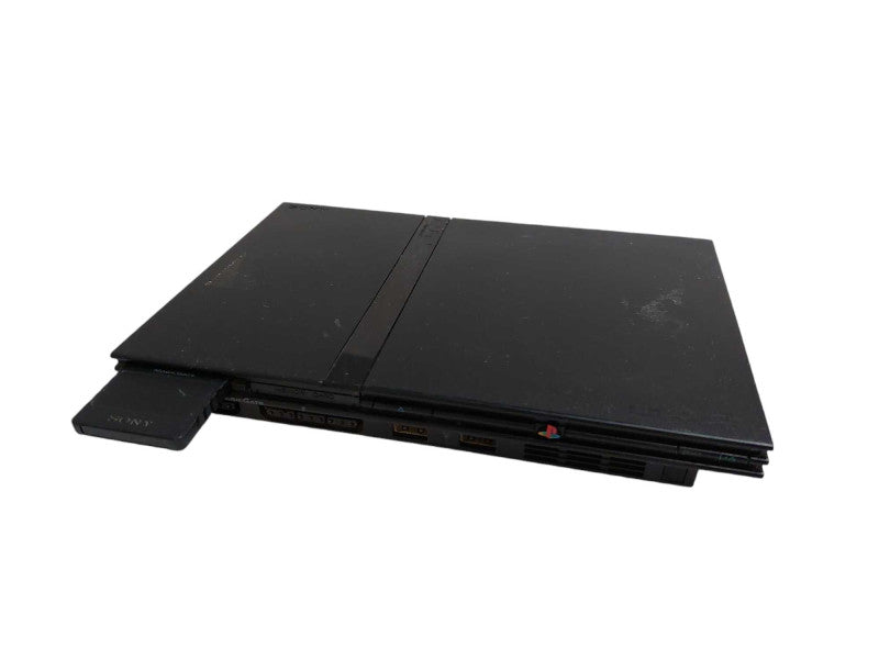 Sony Playstation 2 Slim Black with Sony Memory Card Model:SCPH-79001  =