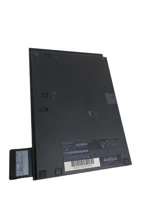 Sony Playstation 2 Slim Black with Sony Memory Card Model:SCPH-79001  =