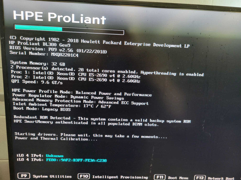 HP ProLiant DL380 Gen9 -2x Xeon E5-2690 v4 | 32GB RAM | NO HDD | P440ar %\t %