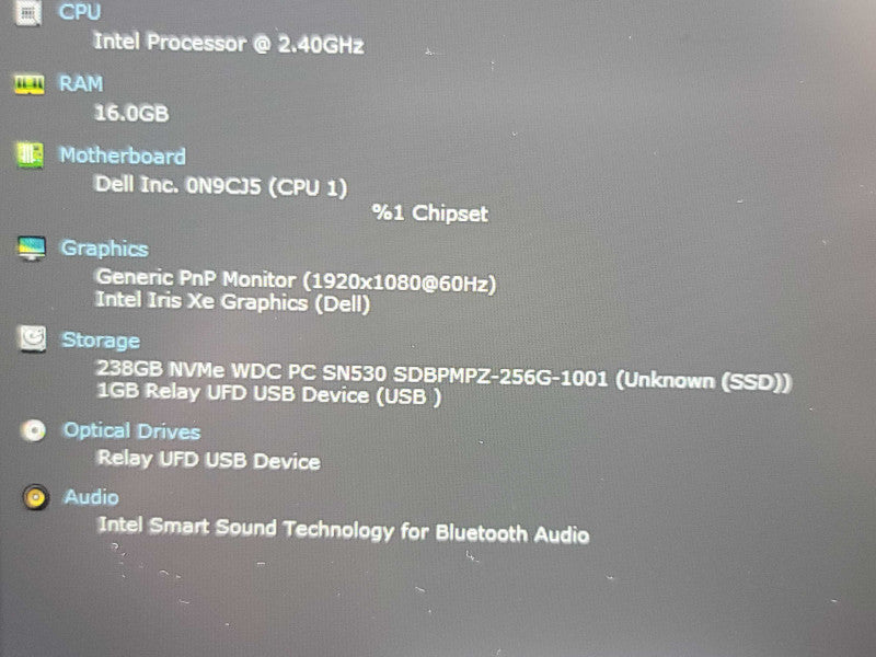 Dell Vostro 5402| i5-1135G7| 16GB DDR4| 256GB SSD READ Qβ Lap200