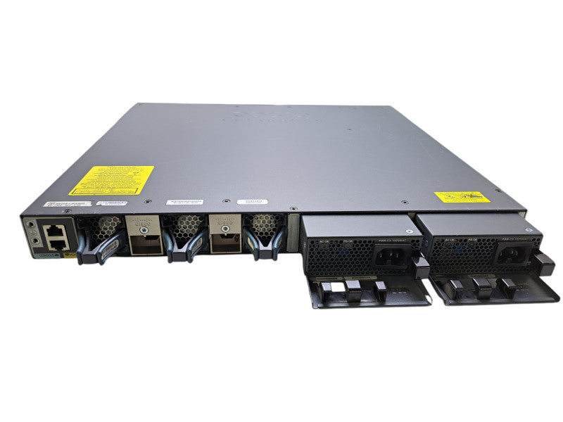 Cisco WS-C3650-48FD-S V05 | 48-Port Gigabit PoE+ 2X10G Network Switch | 2x 1025W PSU