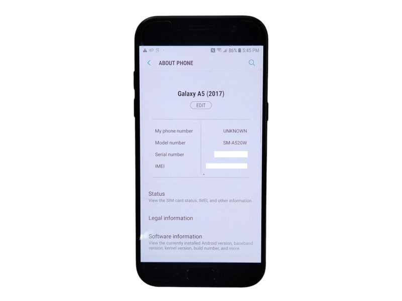 Samsung Galaxy A5 2017 32GB SM-A520W