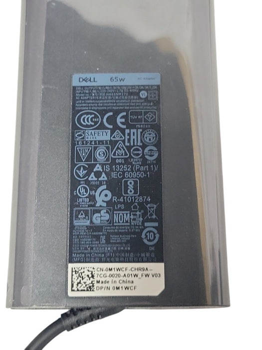 Genuine OEM Dell 65W USB-C AC Adapter Charger Q_