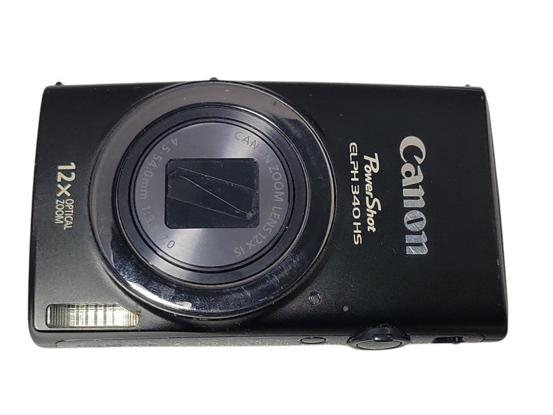 Canon PowerShot ELPH 340 HS 16MP Digital Camera, READ _