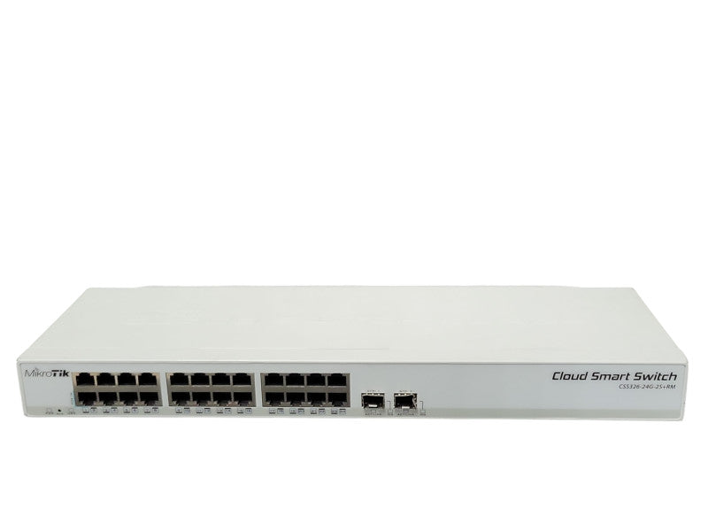 MikroTik CSS326-24G-2S+RM 24-Port Gigabit Ethernet Switch 2x SFP+ READ _