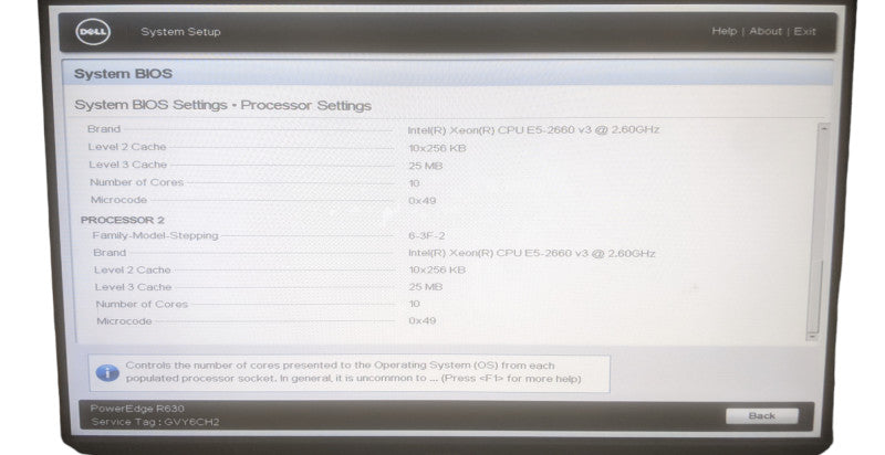 Dell PowerEdge R630 | 2x Xeon E5-2660 v3 | 64GB DDR4 | NO HDD | 2x750W PSU