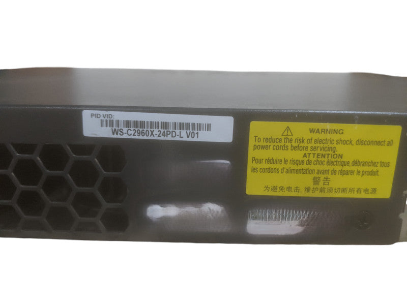 Cisco WS-C2960X-24PD-L V01 | 24-Port PoE Gigabit Switch