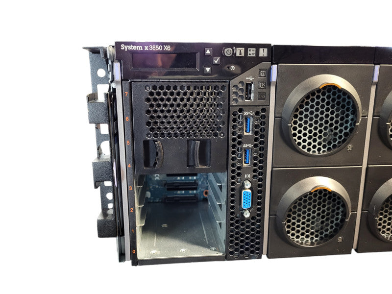 Lenovo System x3850 X6 4U 2x E7-4809 v3 2GHz 256GB RAM M5210 4x PSU $