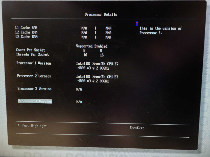 Lenovo System x3850 X6 4U 2x E7-4809 v3 2GHz 256GB RAM M5210 4x PSU $